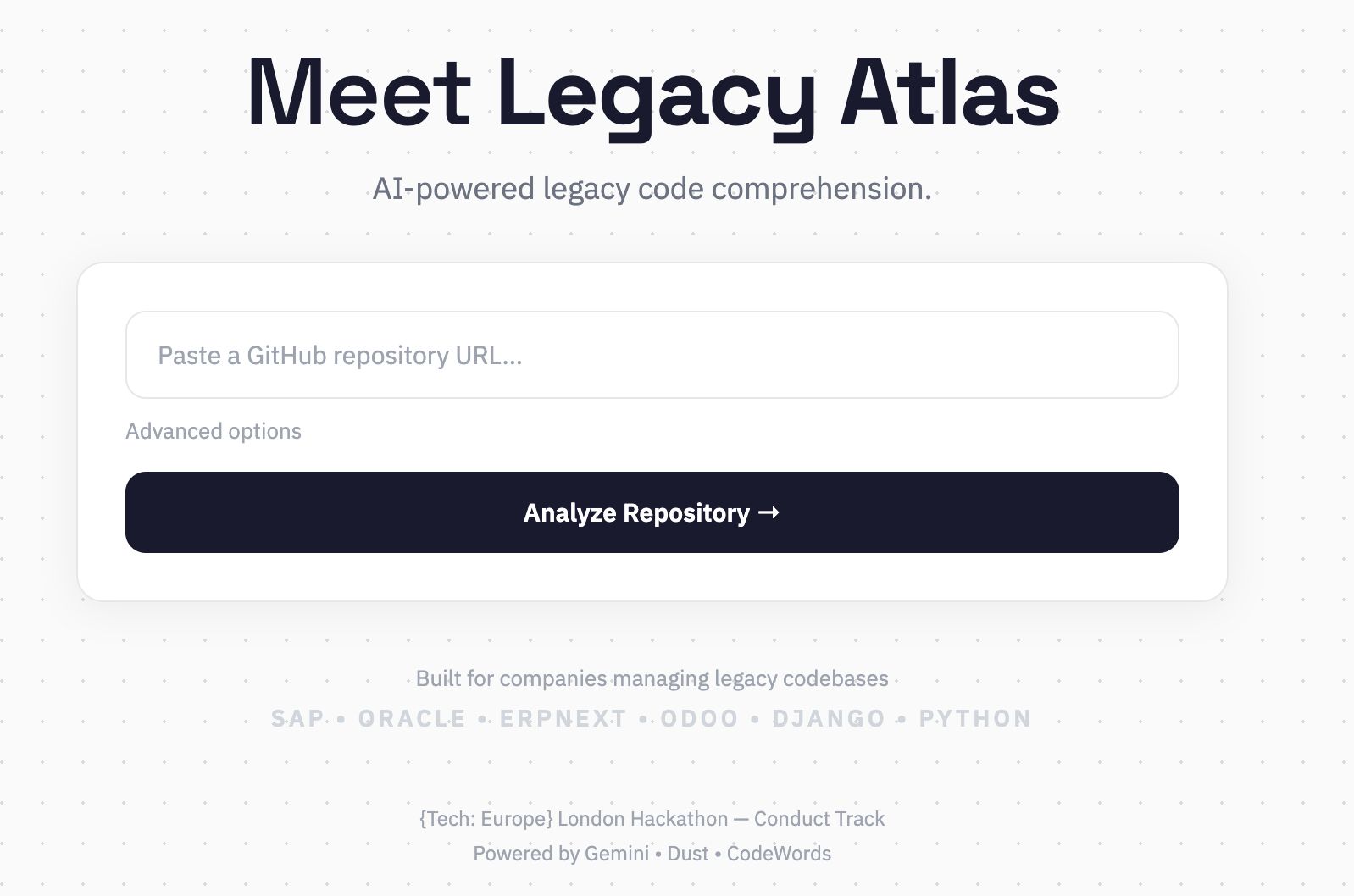 Tech: Europe AI Hackathon